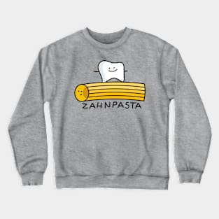 Funny tooth and pasta Crewneck Sweatshirt